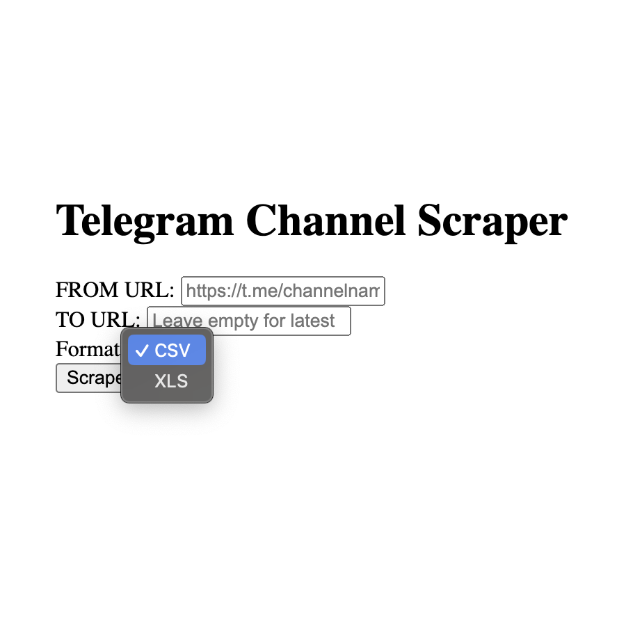 Telegram Channel Scraper